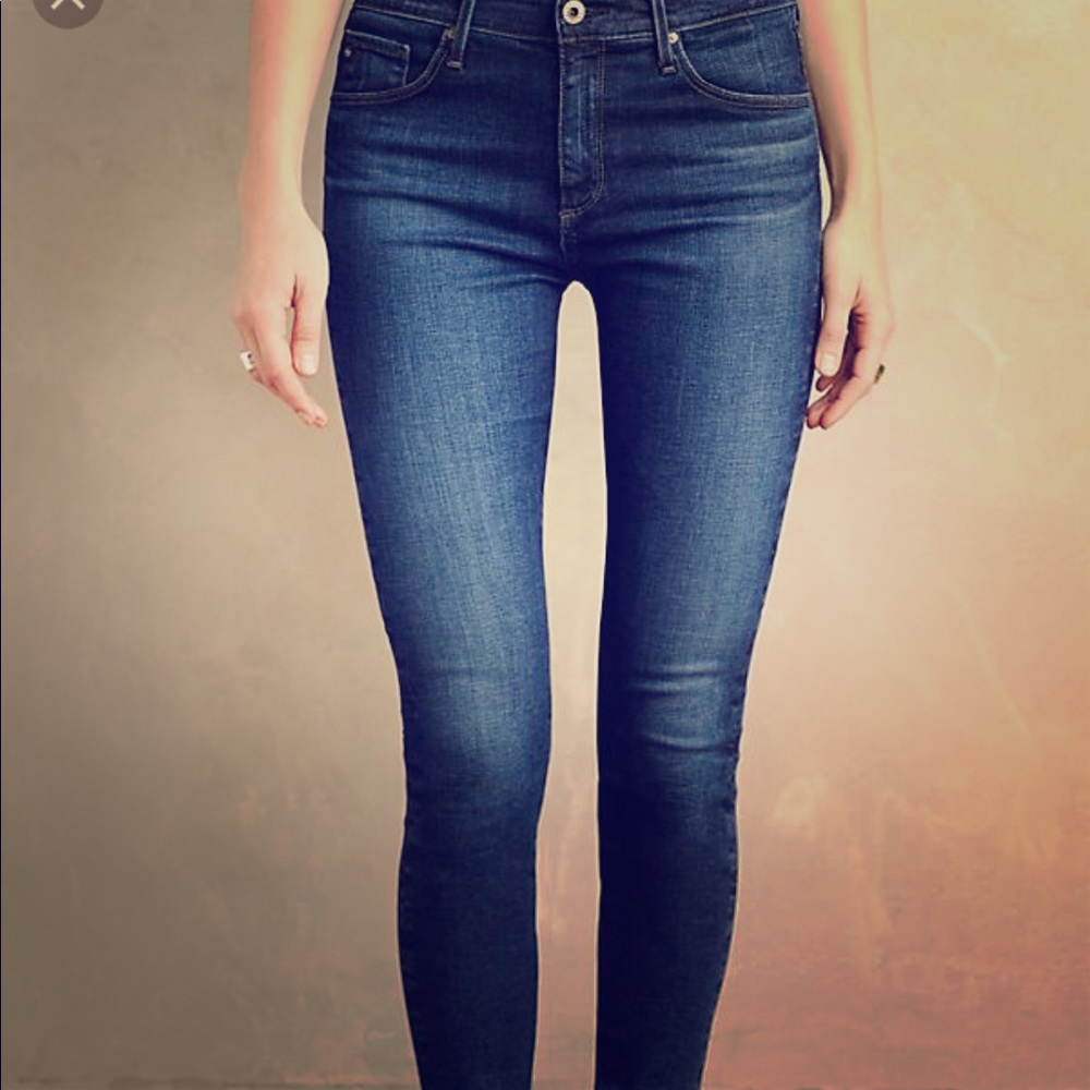 AG The Farrah high-rise skinny crop size 26